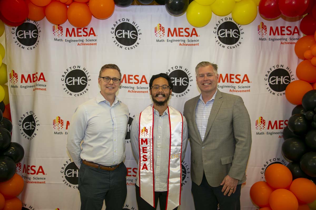 Students attend the CHC MESA end of year celebration.