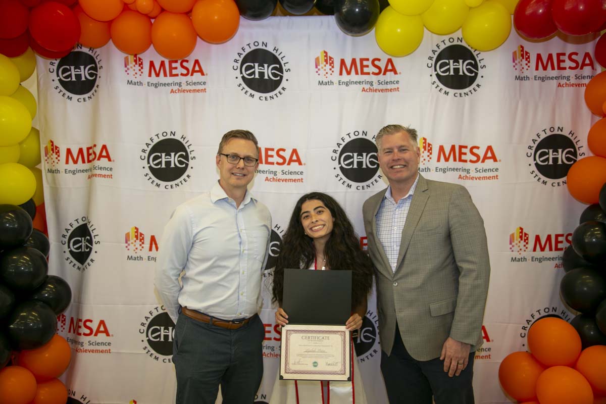 Students attend the CHC MESA end of year celebration.