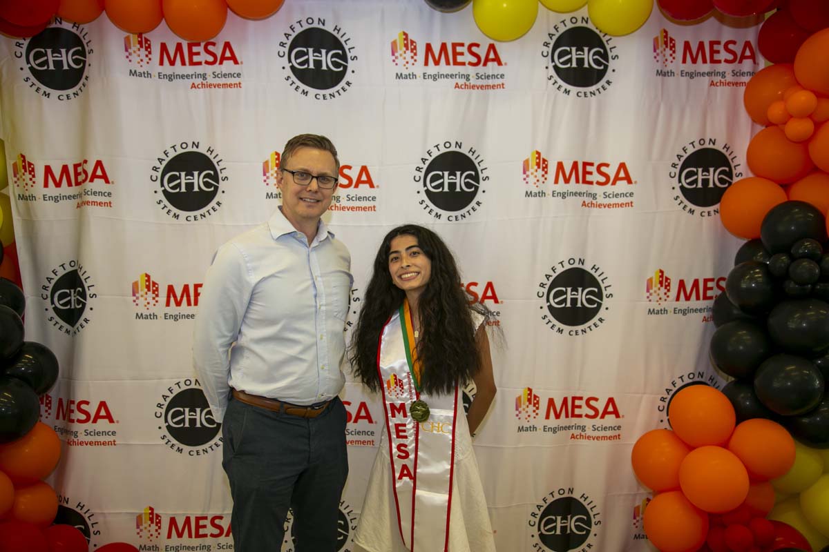 Students attend the CHC MESA end of year celebration.