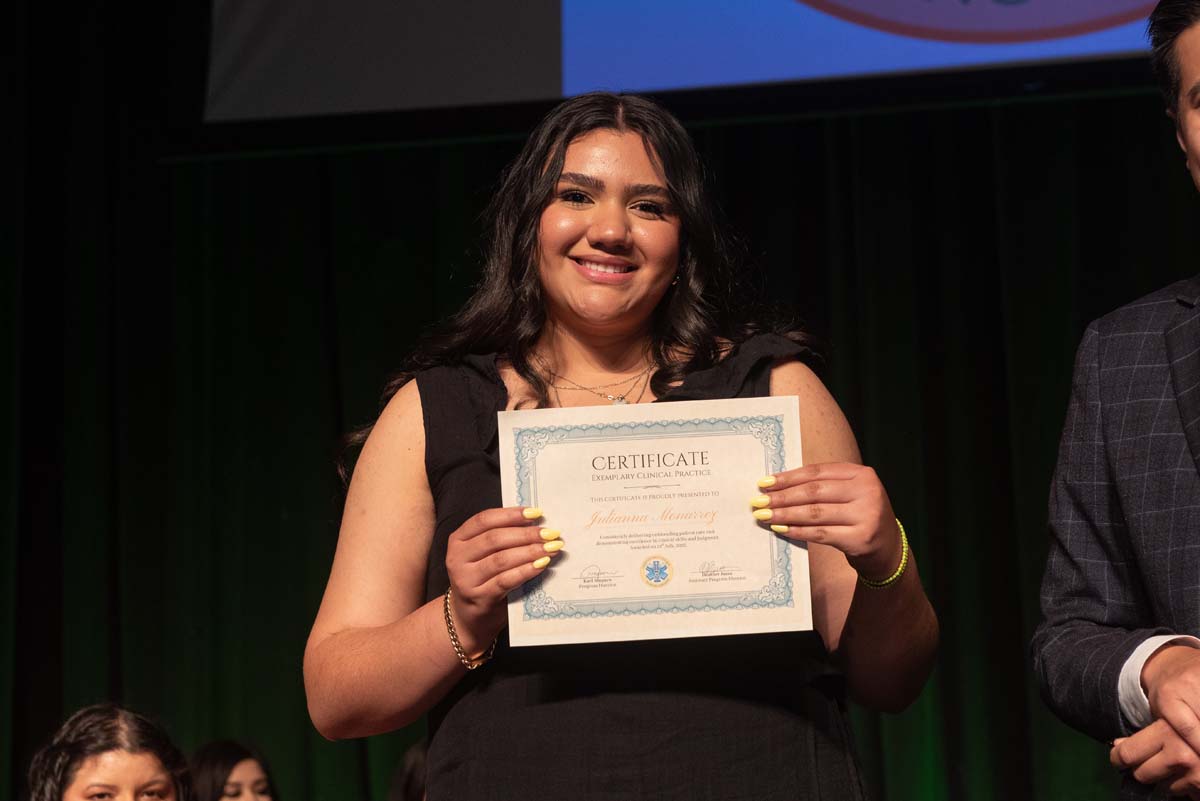Nursing Services graduation ceremony at CHC.