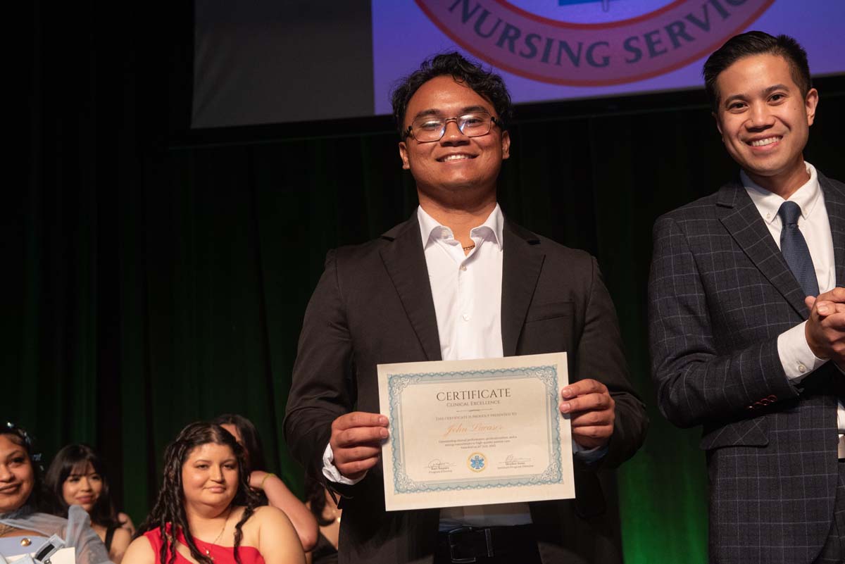 Nursing Services graduation ceremony at CHC.