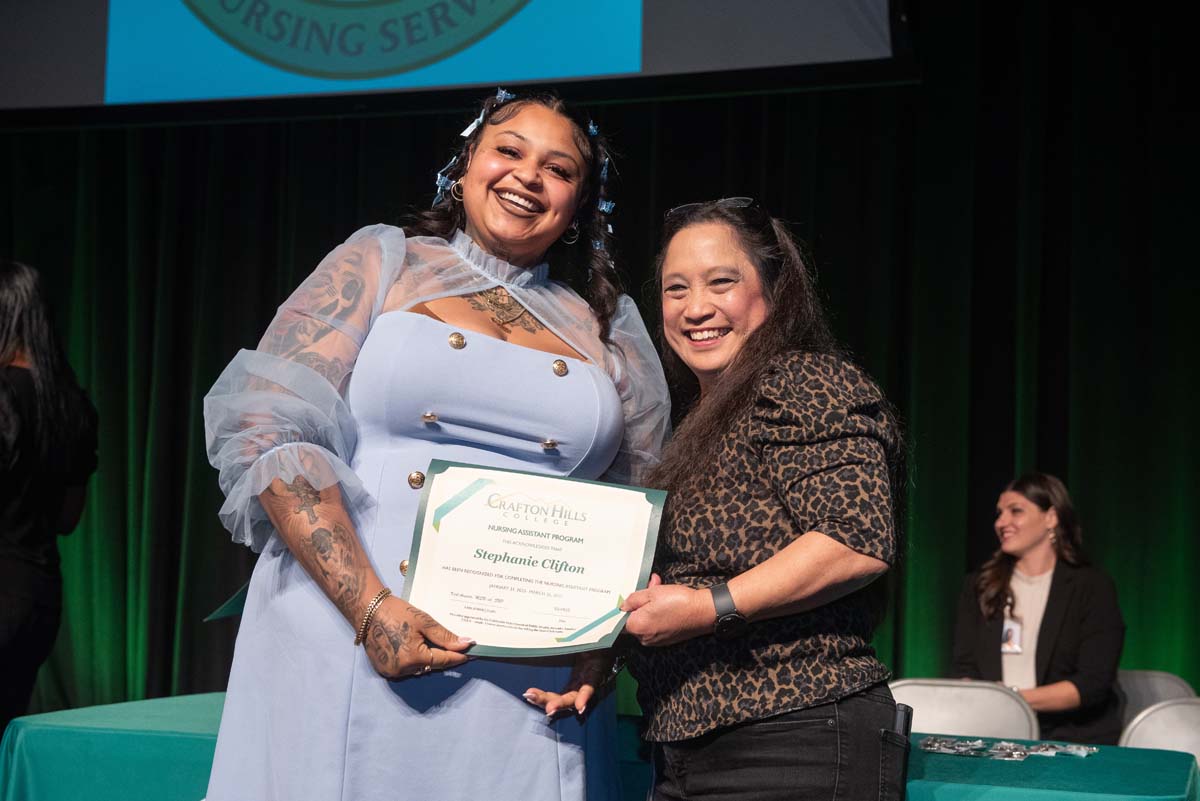 Nursing Services graduation ceremony at CHC.