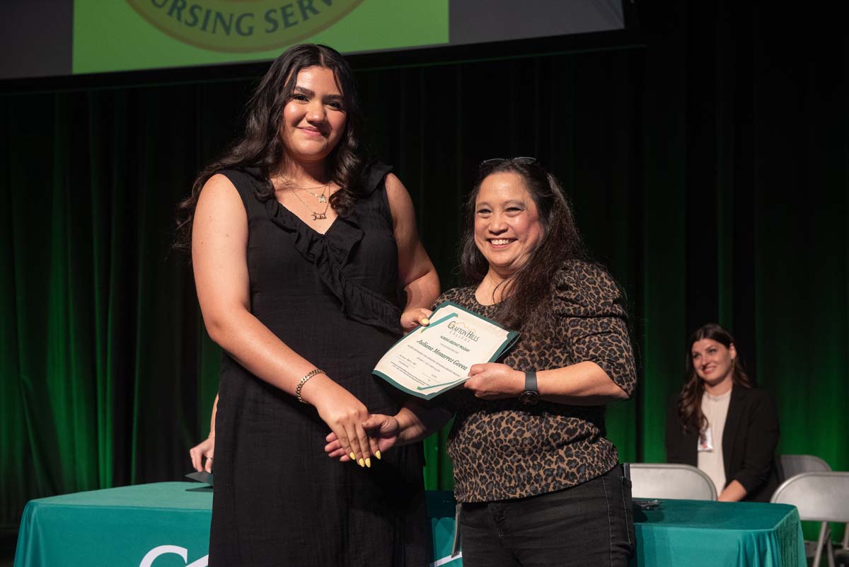 Nursing Services graduation ceremony at CHC.