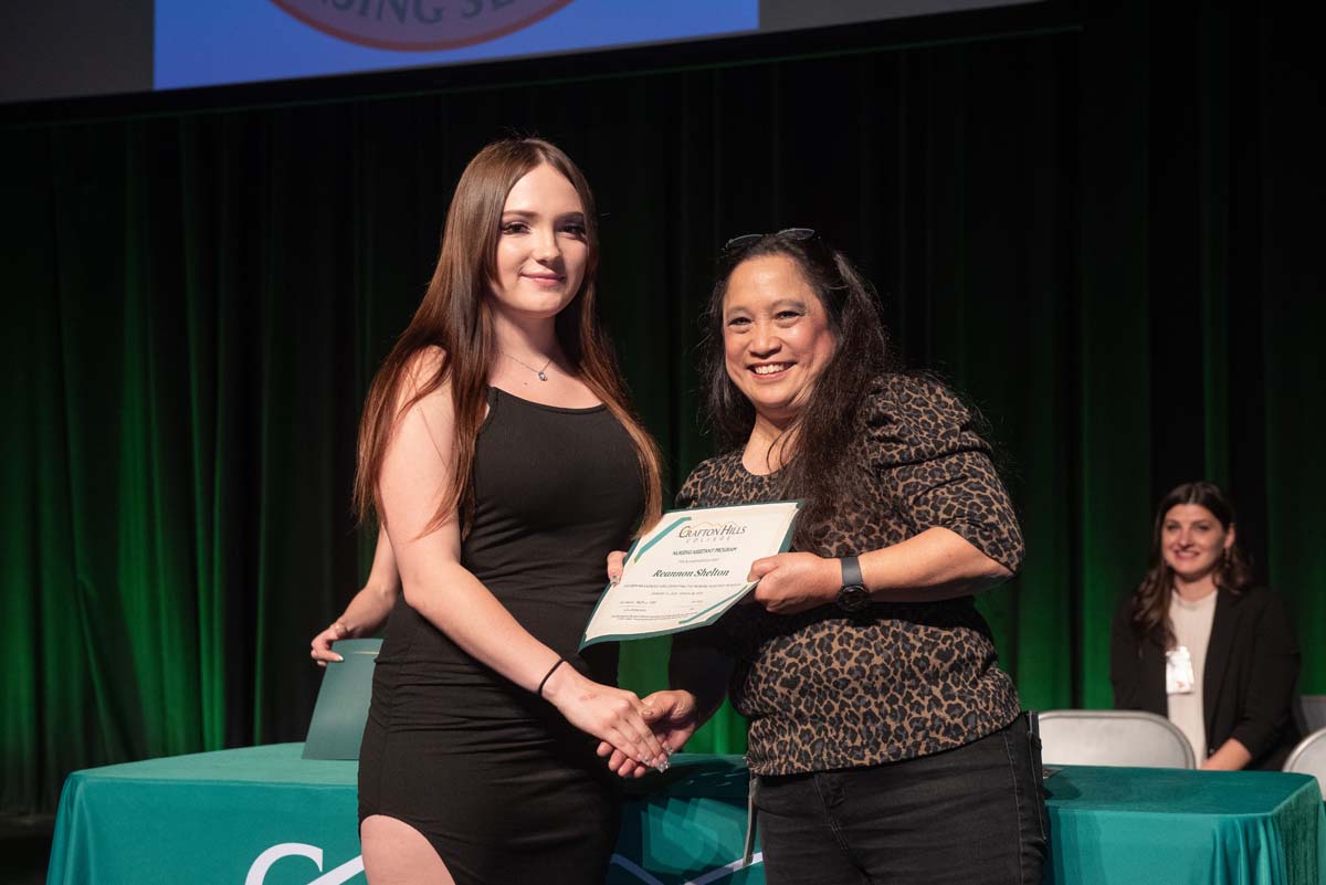 Nursing Services graduation ceremony at CHC.