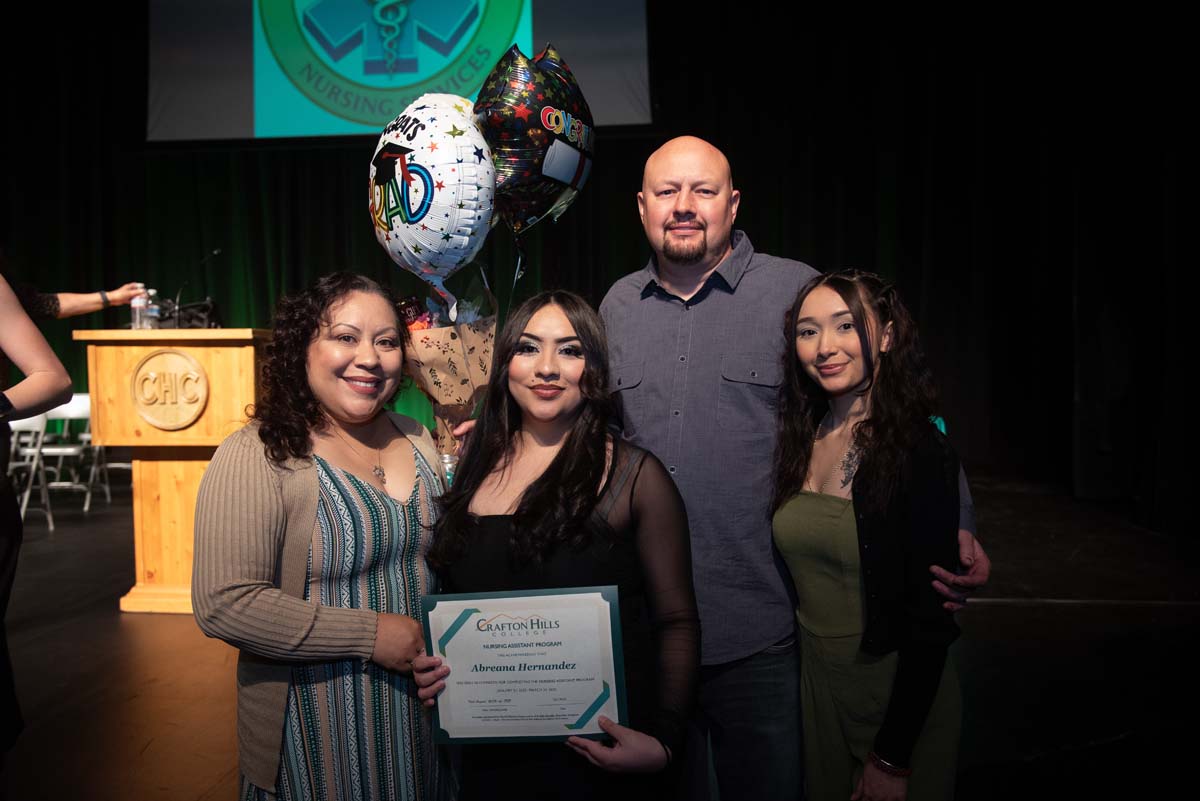 Nursing Services graduation ceremony at CHC.
