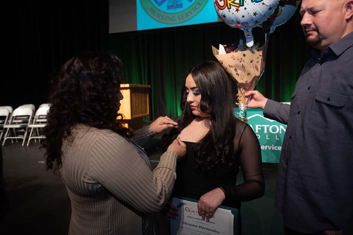 Nursing Services graduation ceremony at CHC.