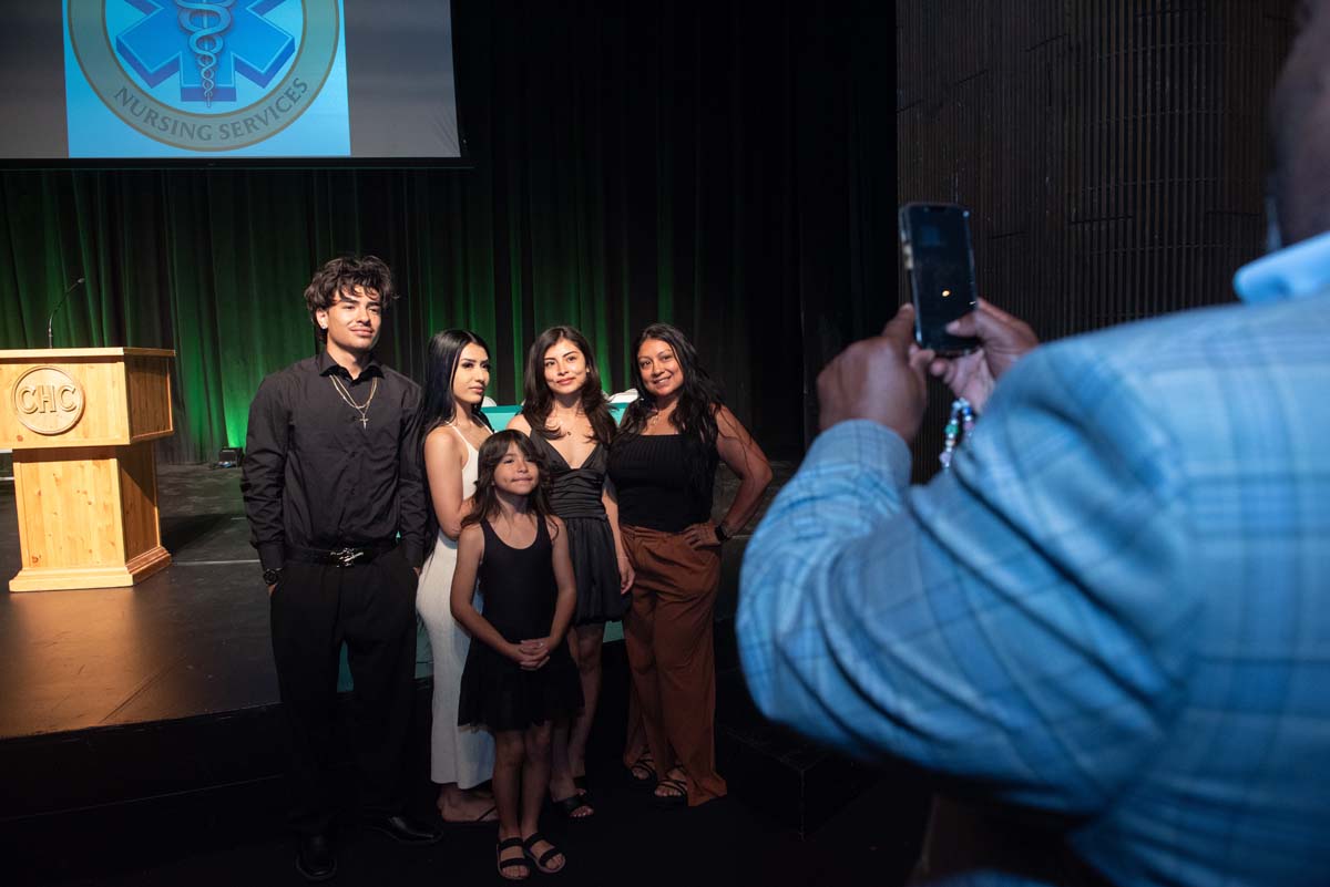 Nursing Services graduation ceremony at CHC.