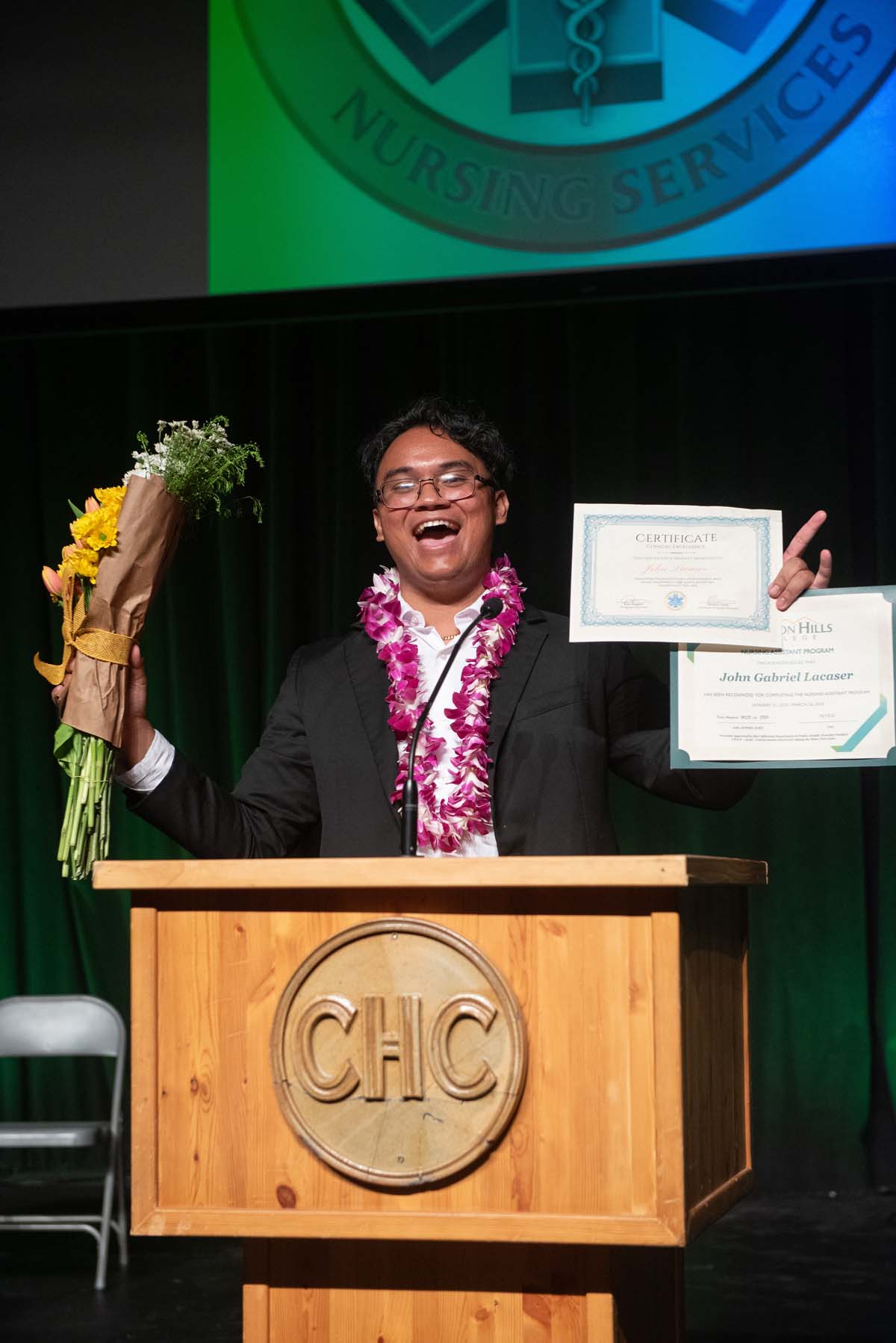 Nursing Services graduation ceremony at CHC.