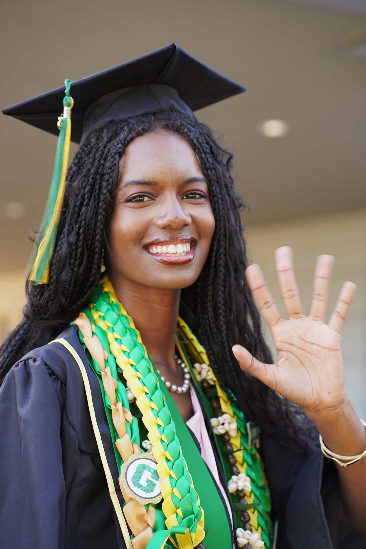 Students receive diploma covers at CHC Commencement 2025.
