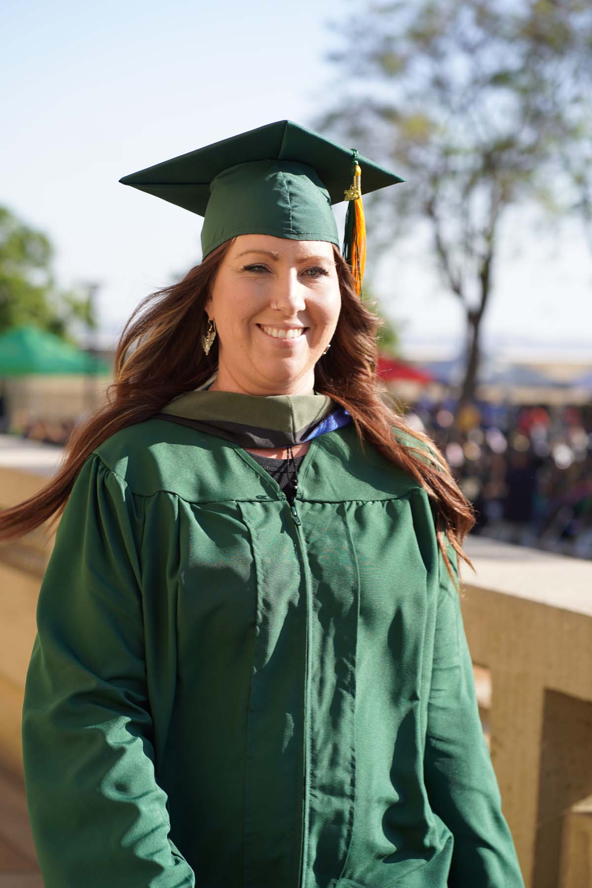 Students receive diploma covers at CHC Commencement 2025.