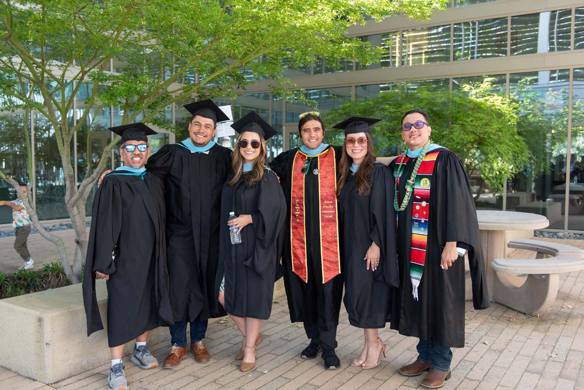 Faculty line up at CHC Commencement.