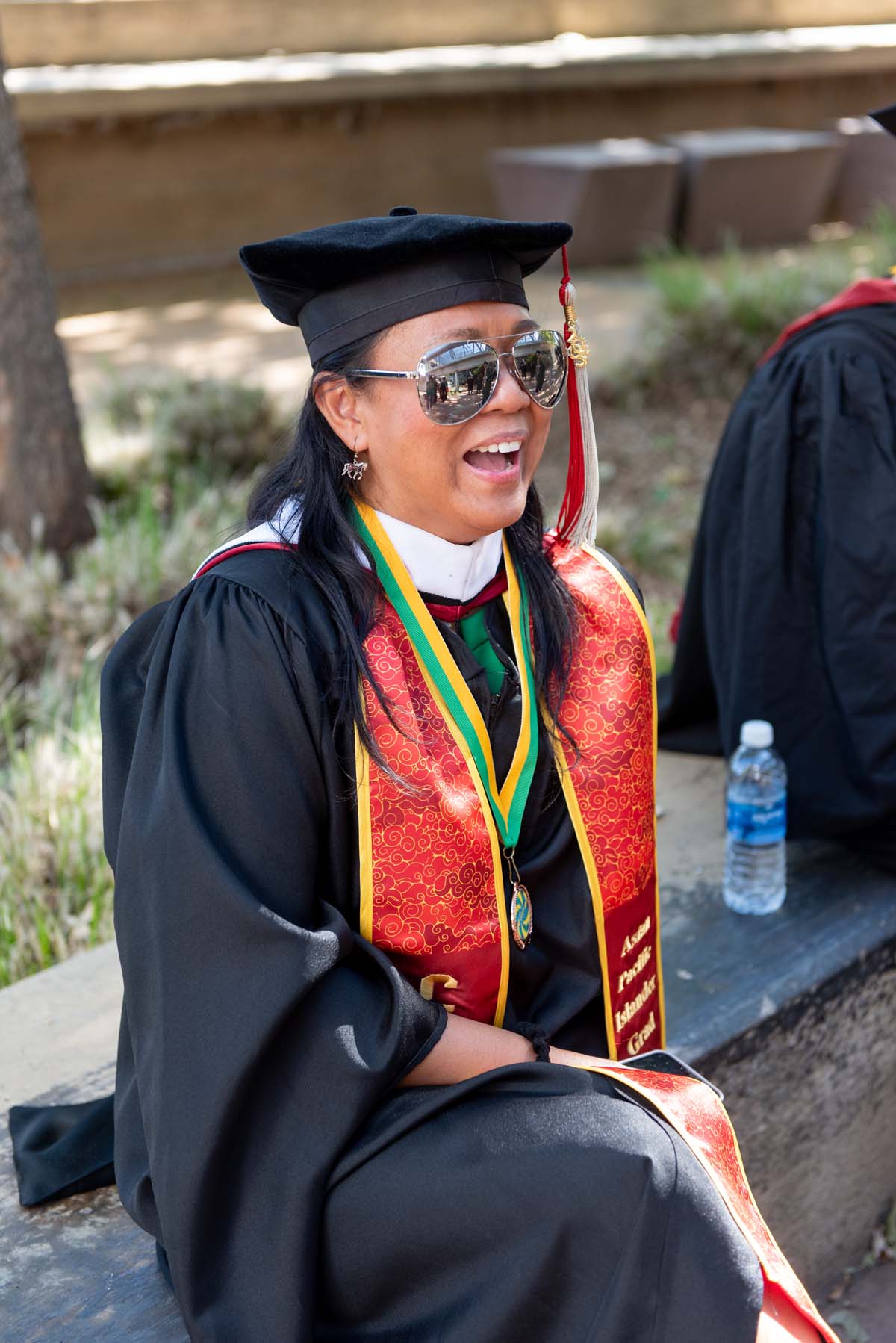 Faculty line up at CHC Commencement.