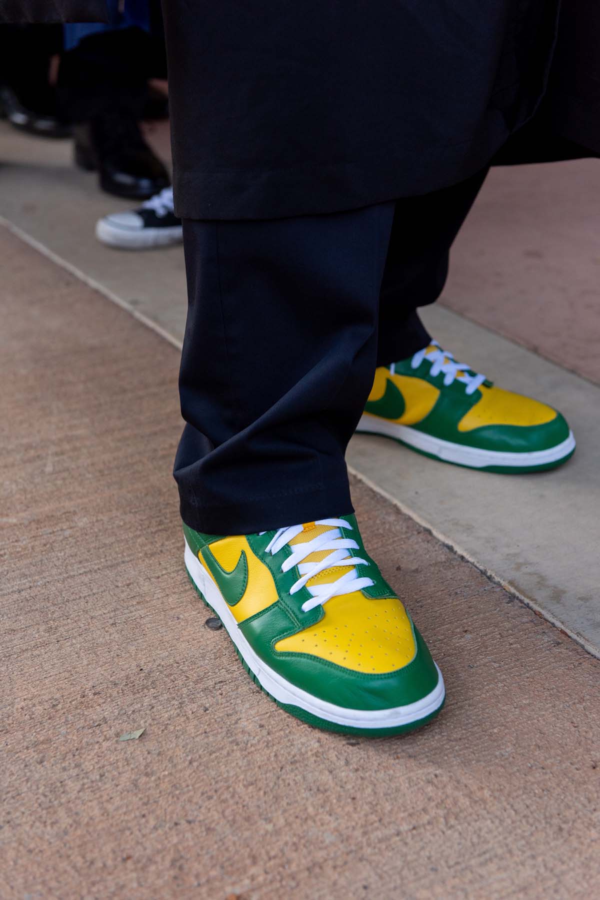 Faculty line up at CHC Commencement.