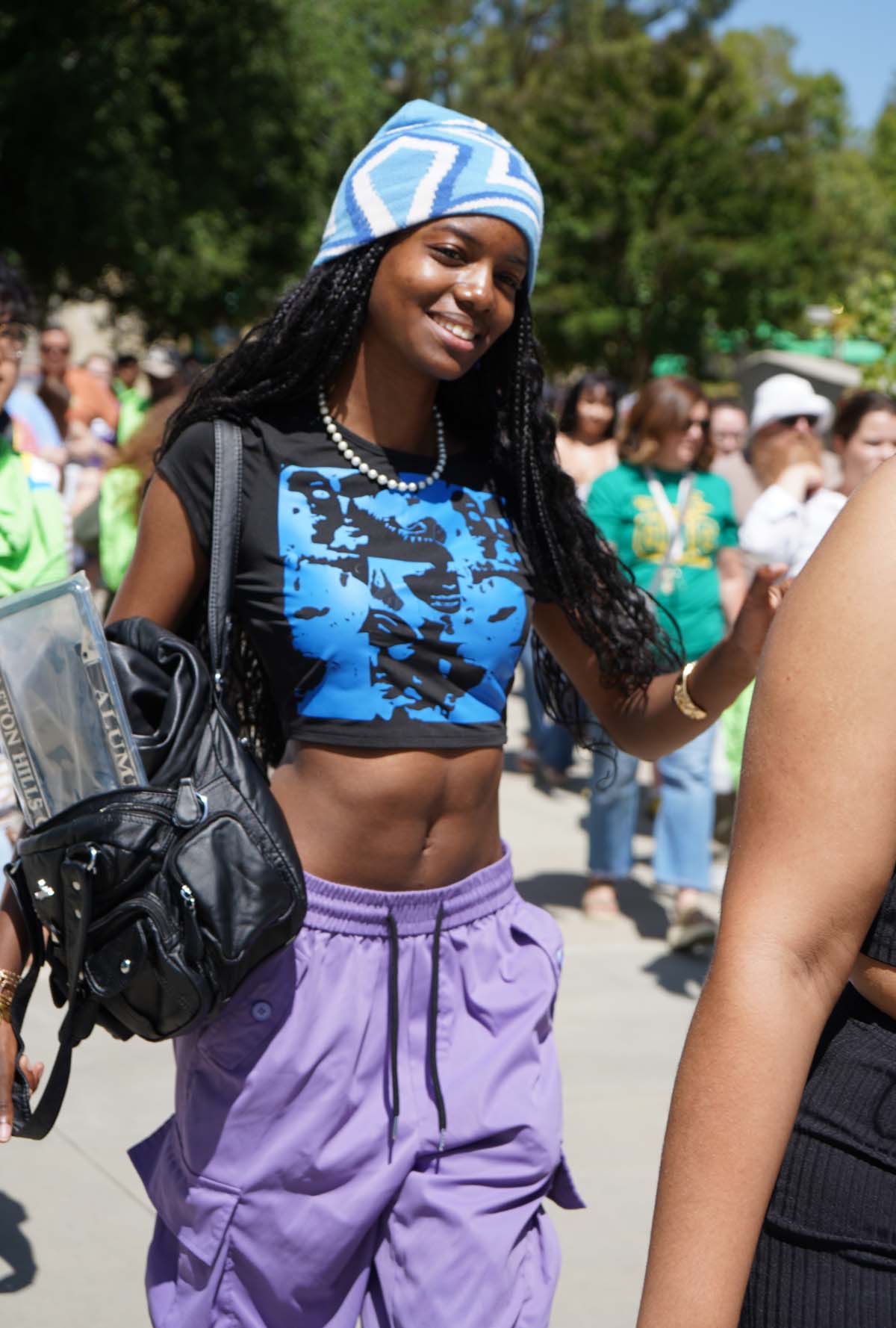 Students attend Commencement rehearsal.