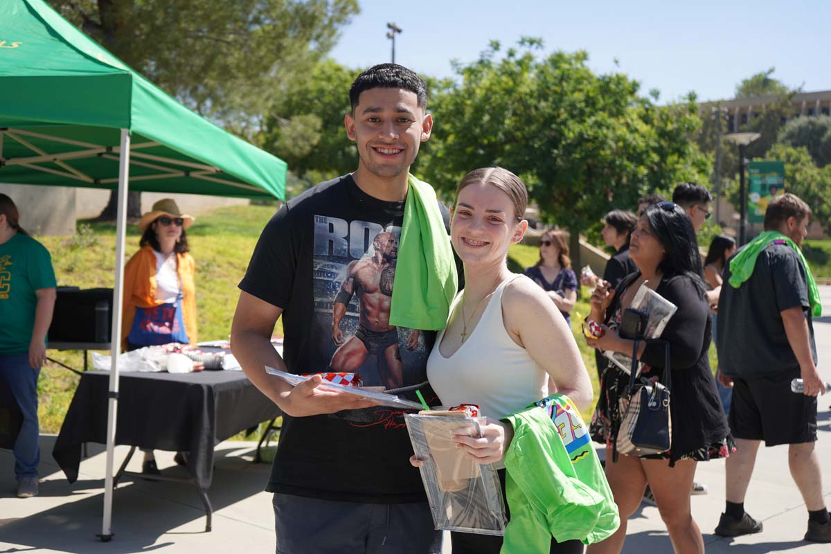 Students attend Commencement rehearsal.