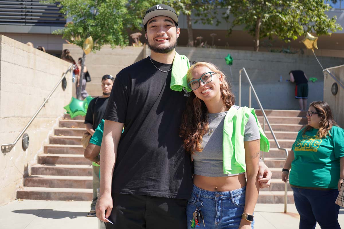 Students attend Commencement rehearsal.