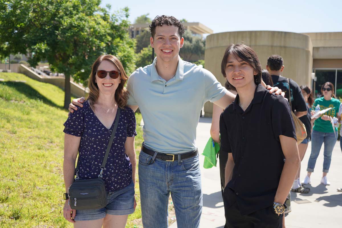 Students attend Commencement rehearsal.