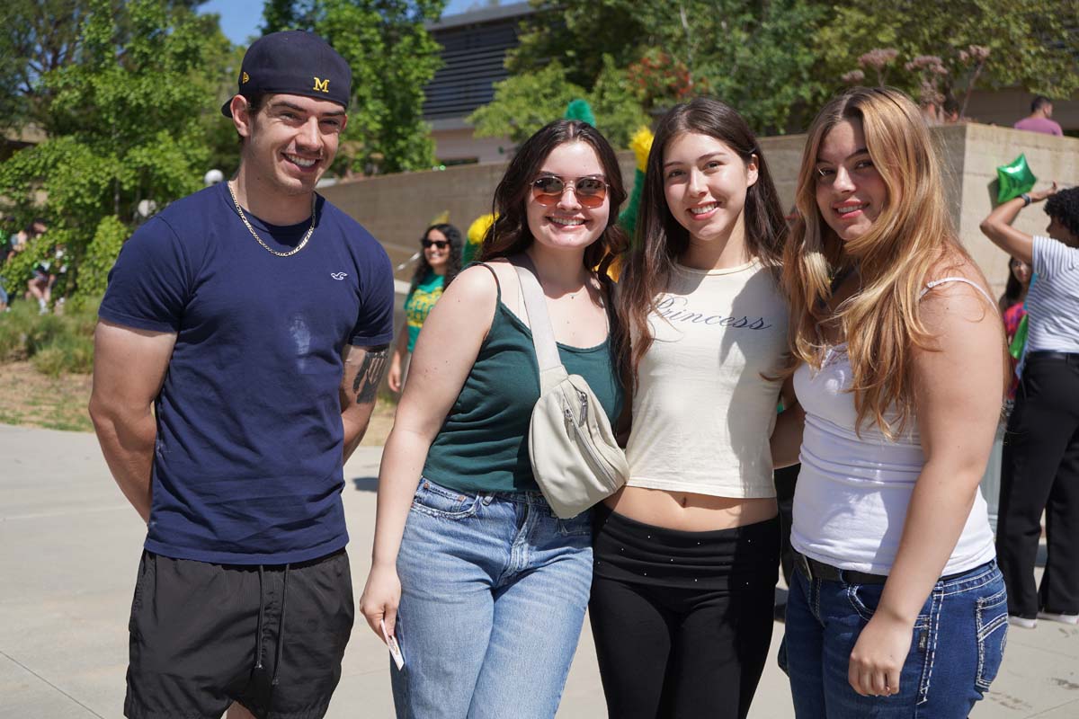 Students attend Commencement rehearsal.