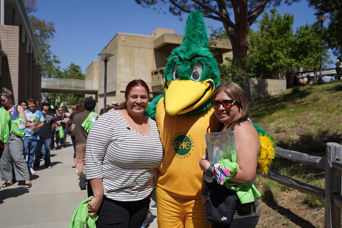 Students attend Commencement rehearsal.