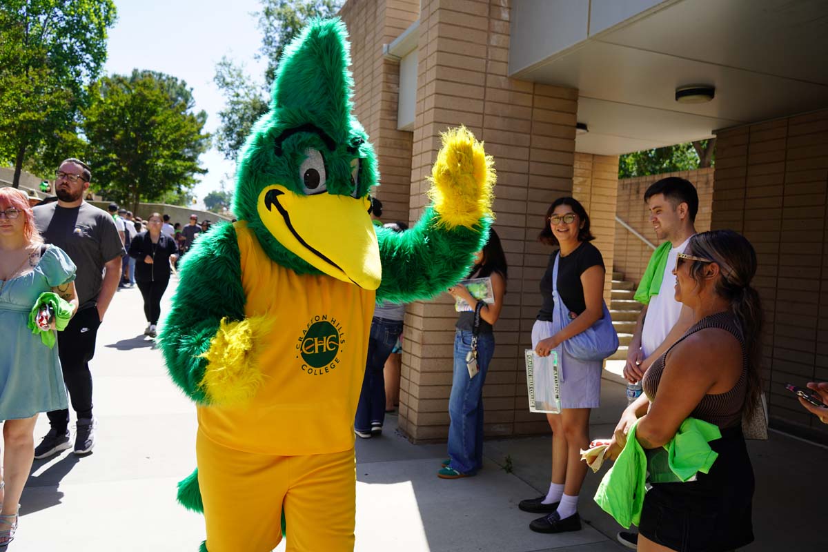 Students attend Commencement rehearsal.