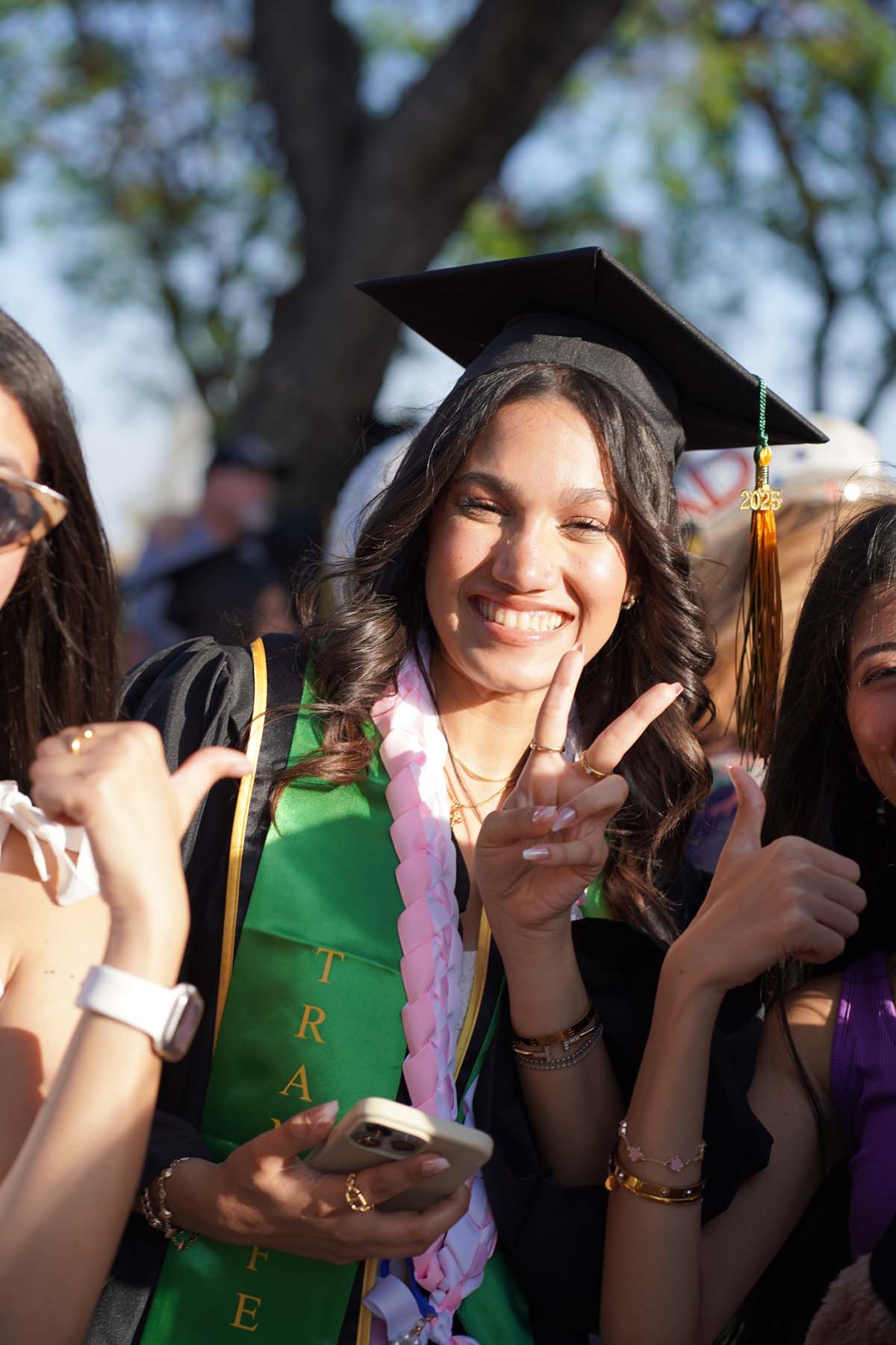 Grads line up for commencement at CHC.