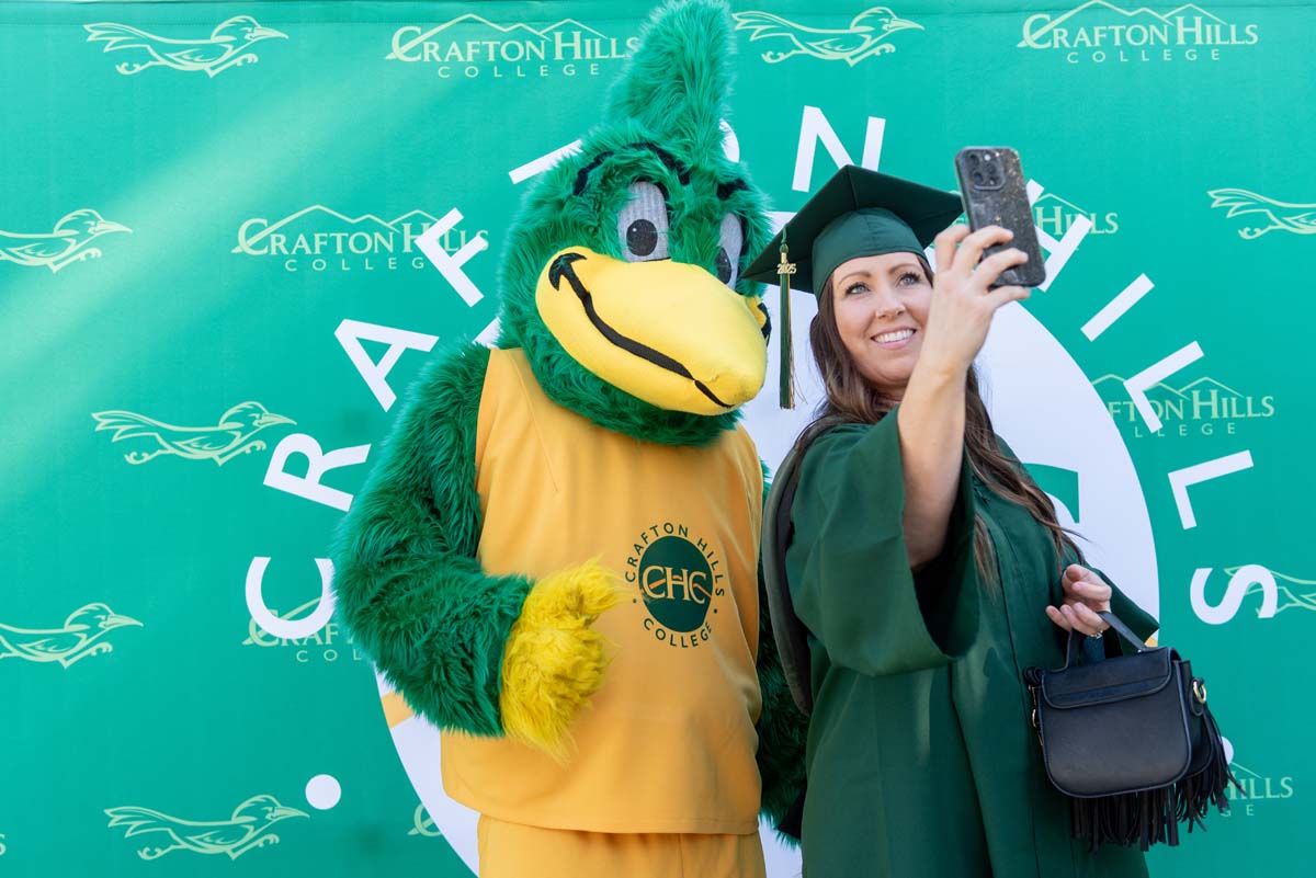 Grads line up for commencement at CHC.