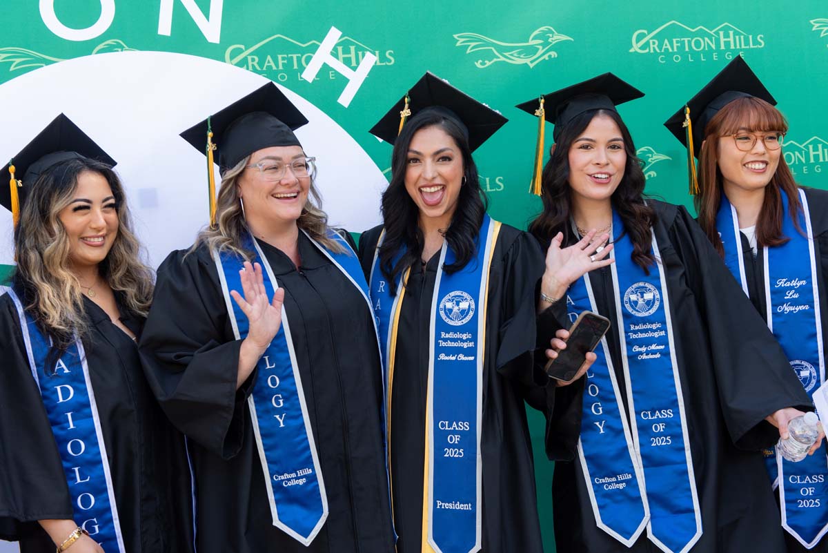 Grads line up for commencement at CHC.