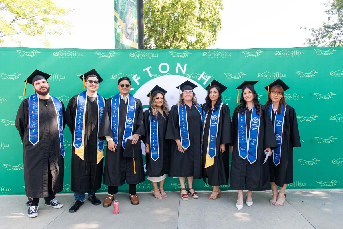 Grads line up for commencement at CHC.
