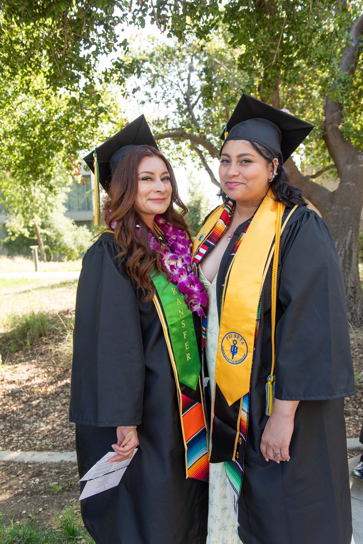 Grads line up for commencement at CHC.