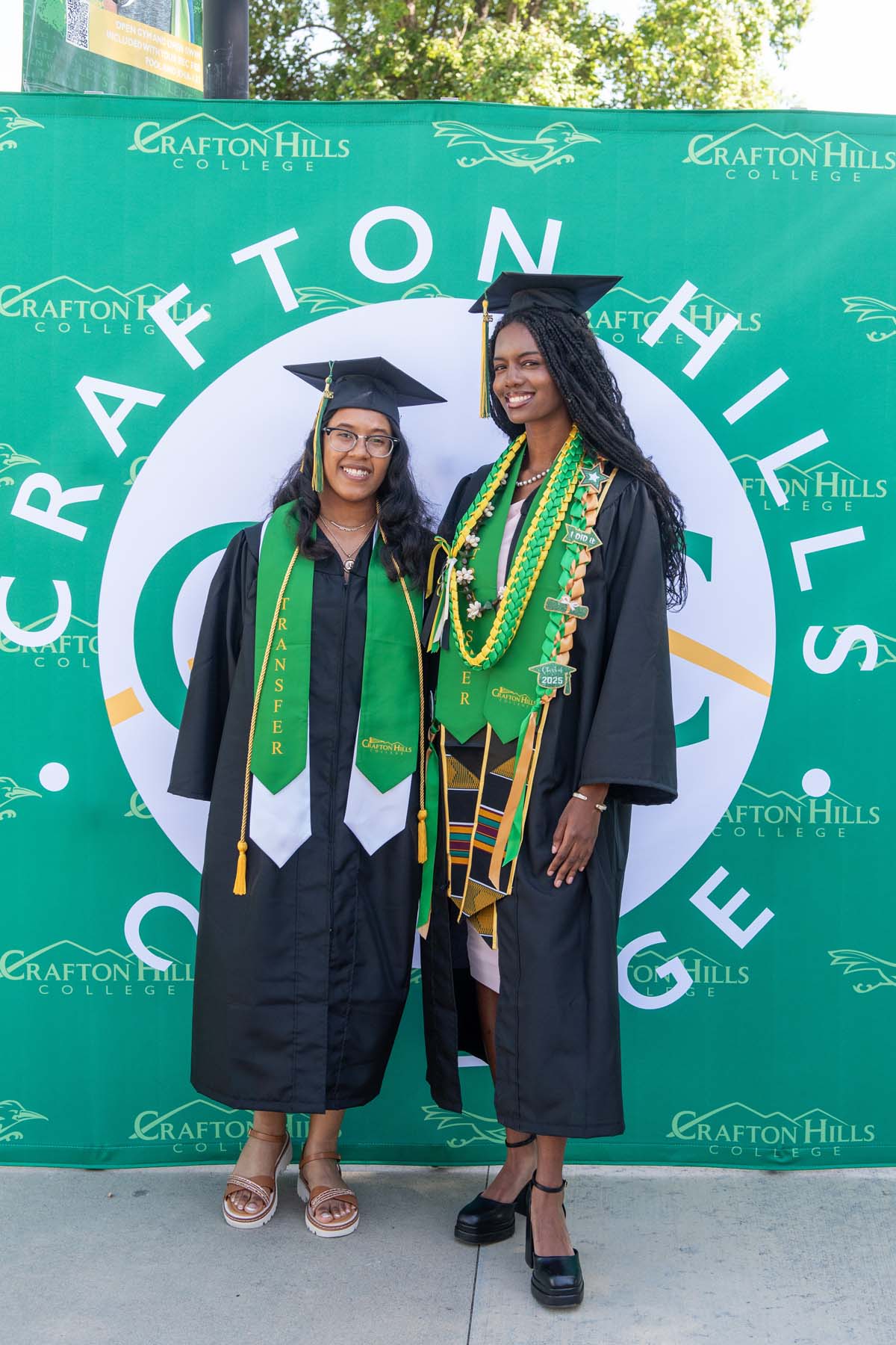 Grads line up for commencement at CHC.