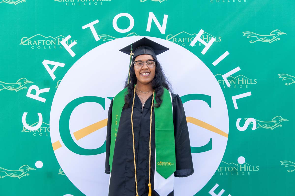 Grads line up for commencement at CHC.
