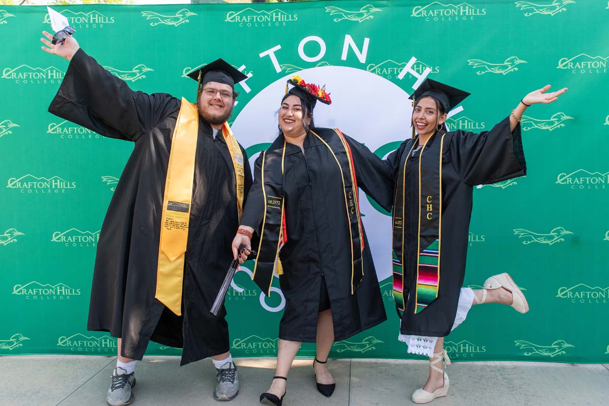 Grads line up for commencement at CHC.