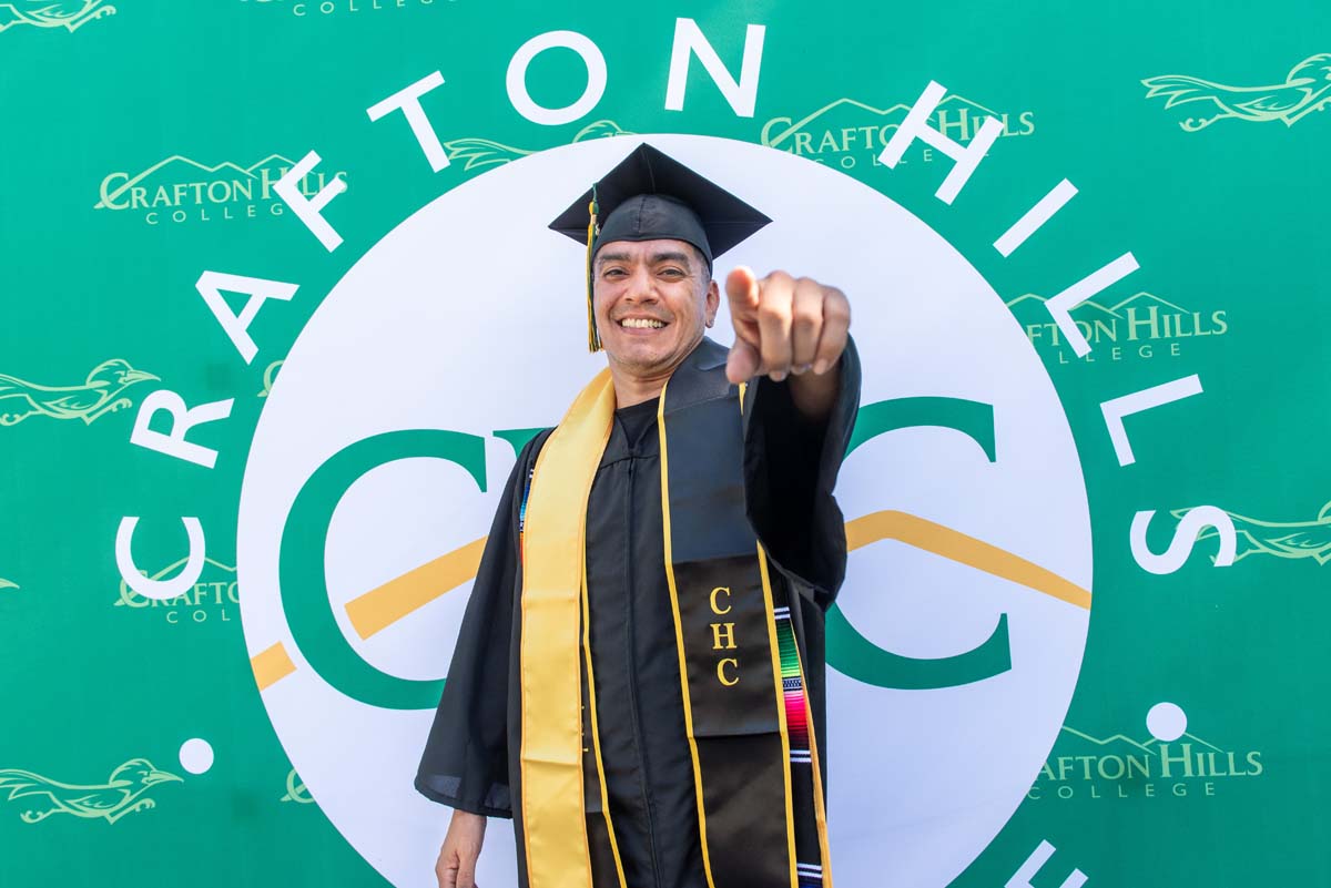 Grads line up for commencement at CHC.