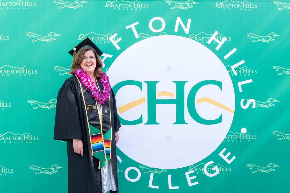 Grads line up for commencement at CHC.
