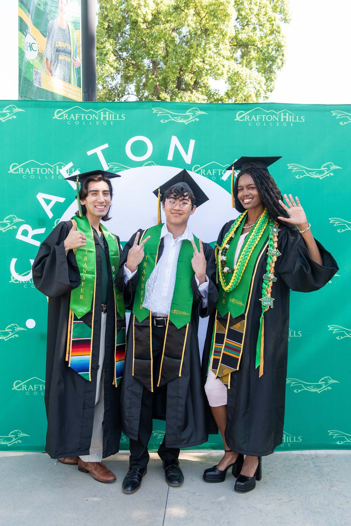Grads line up for commencement at CHC.