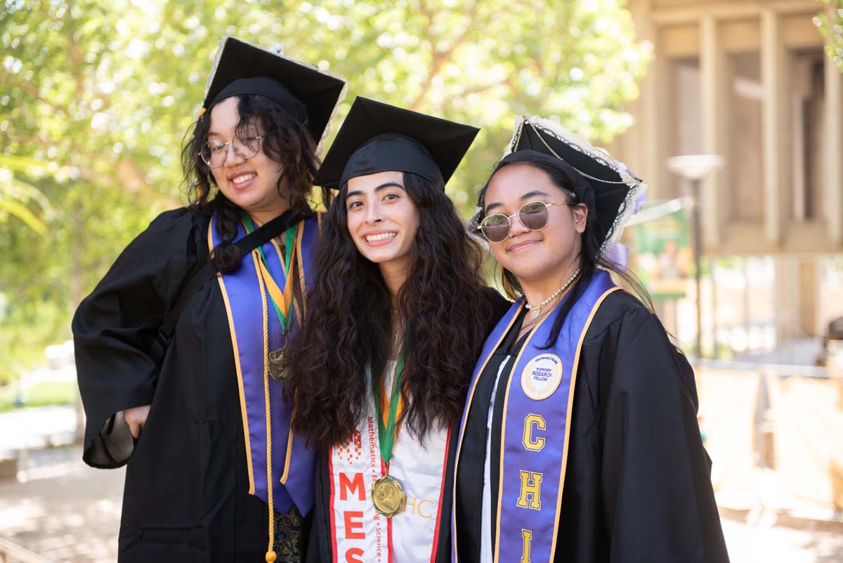 Grads line up for commencement at CHC.
