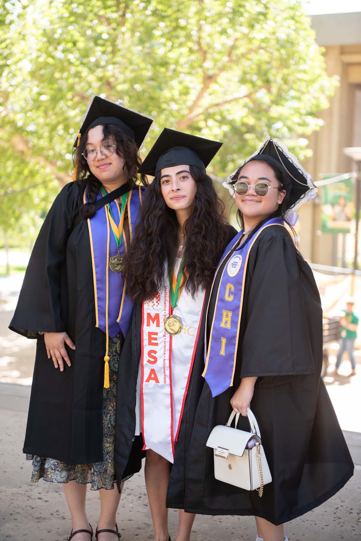 Grads line up for commencement at CHC.