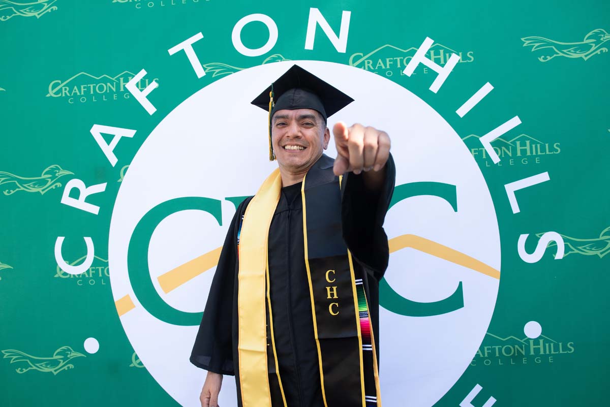 Grads line up for commencement at CHC.