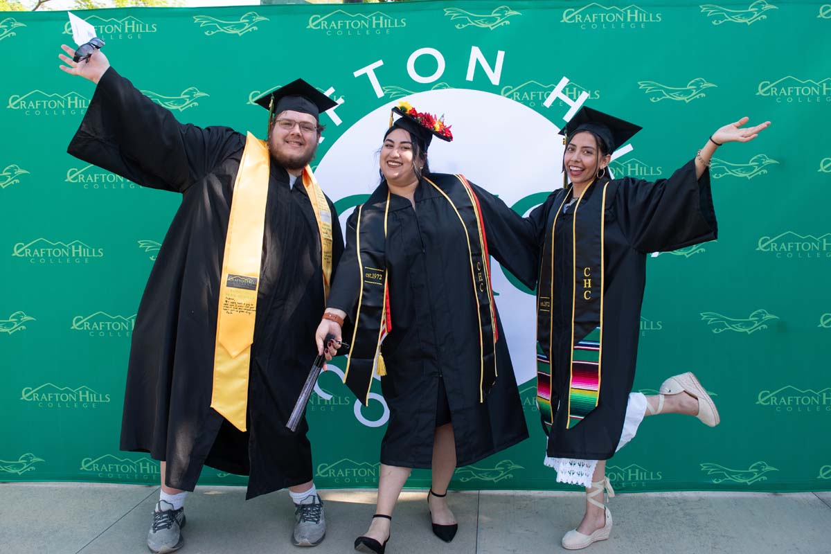 Grads line up for commencement at CHC.