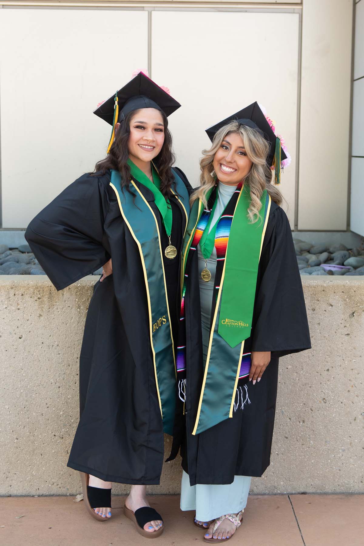 Grads line up for commencement at CHC.