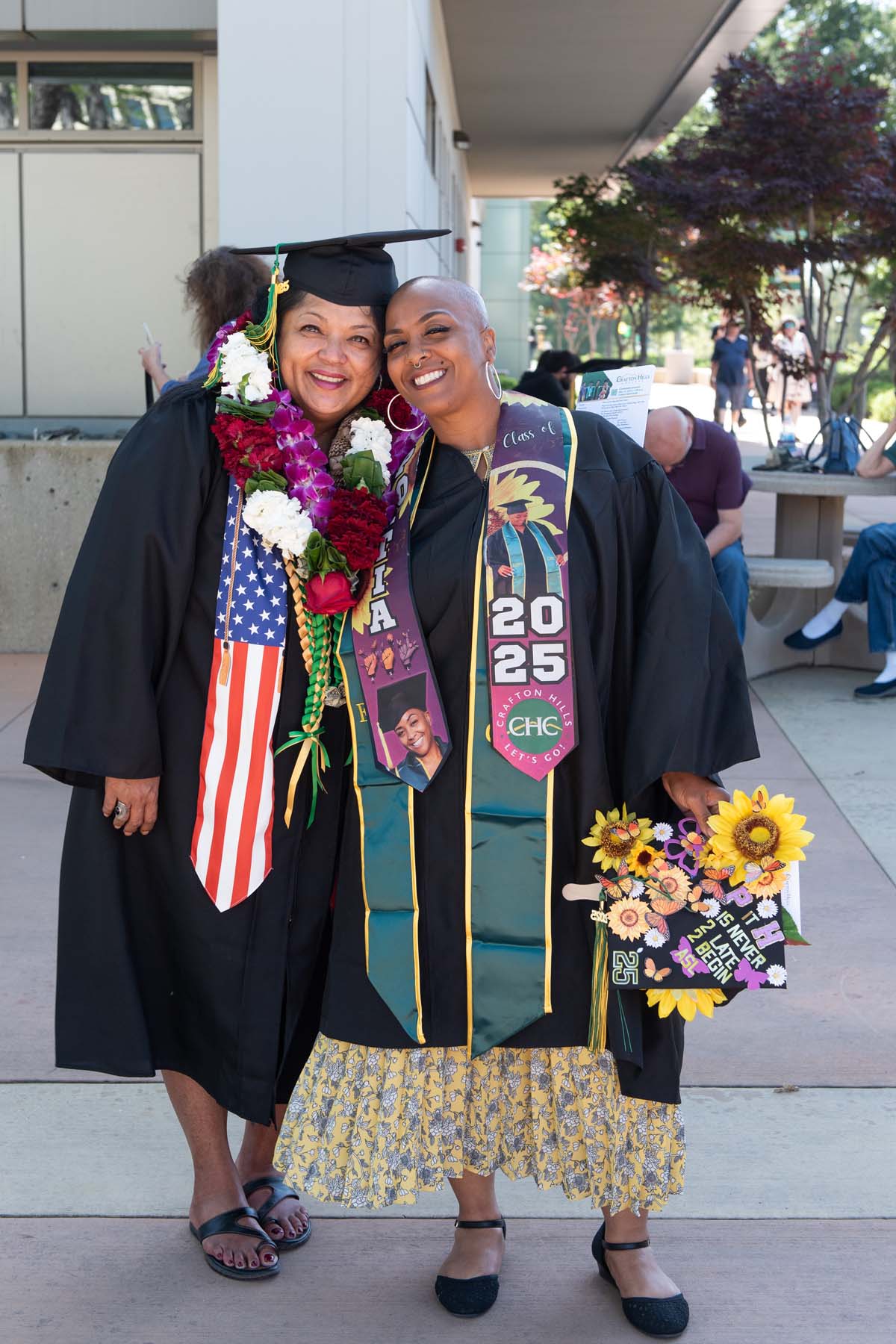 Grads line up for commencement at CHC.