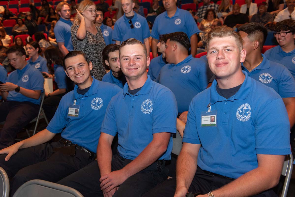 EMT grads are celebrated at graduation ceremony.
