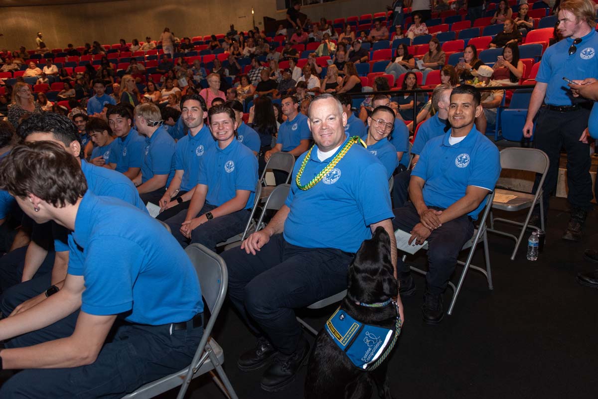 EMT grads are celebrated at graduation ceremony.