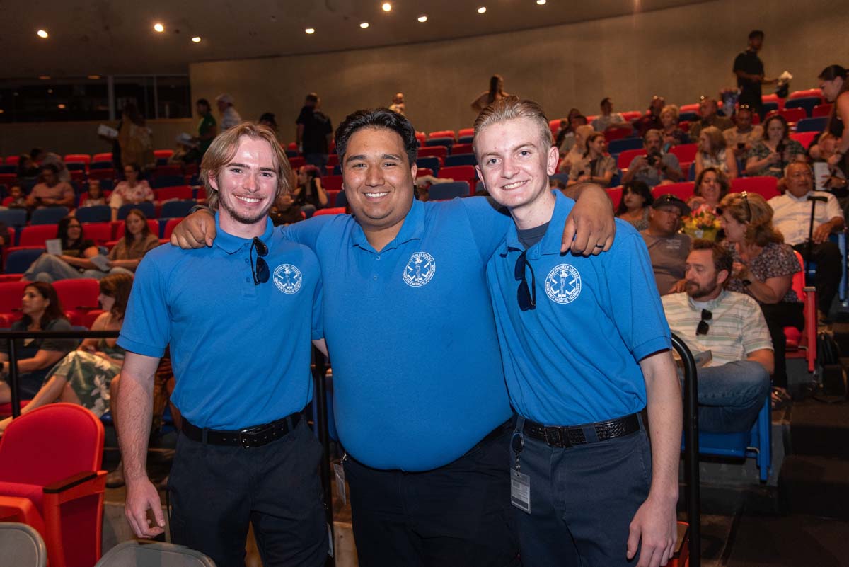 EMT grads are celebrated at graduation ceremony.