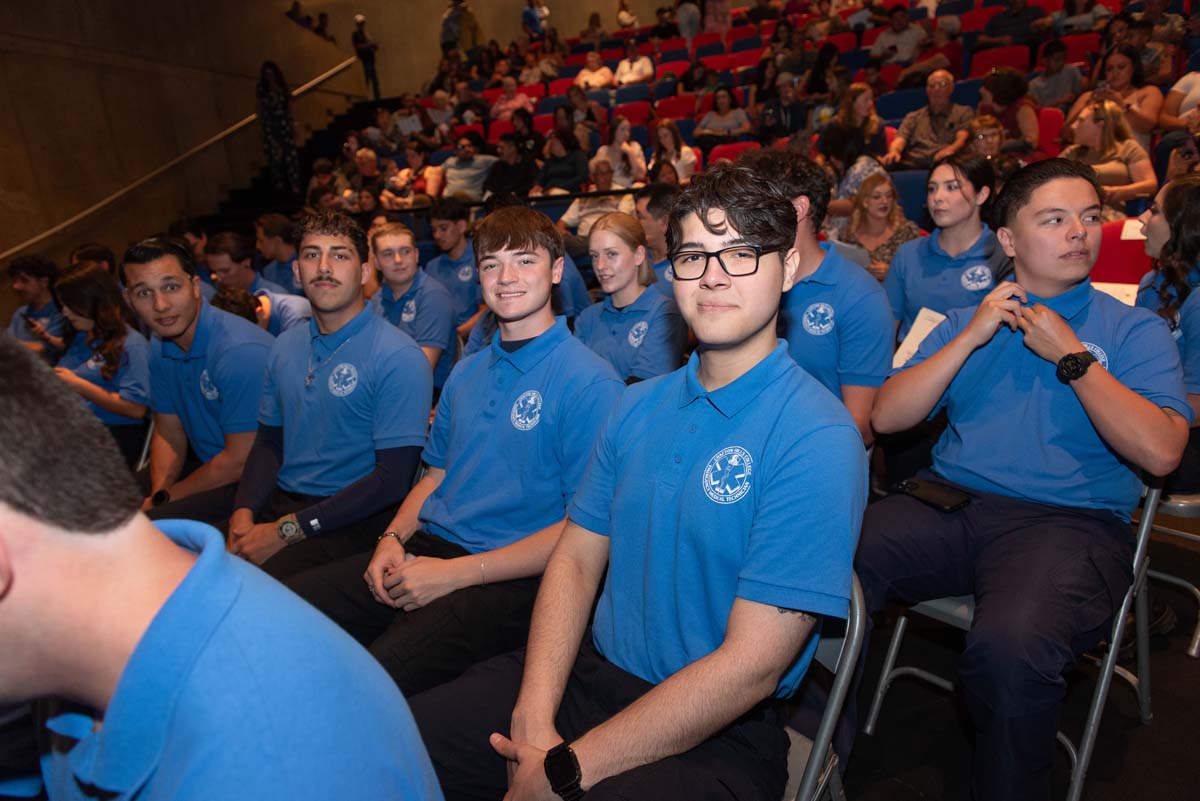 EMT grads are celebrated at graduation ceremony.