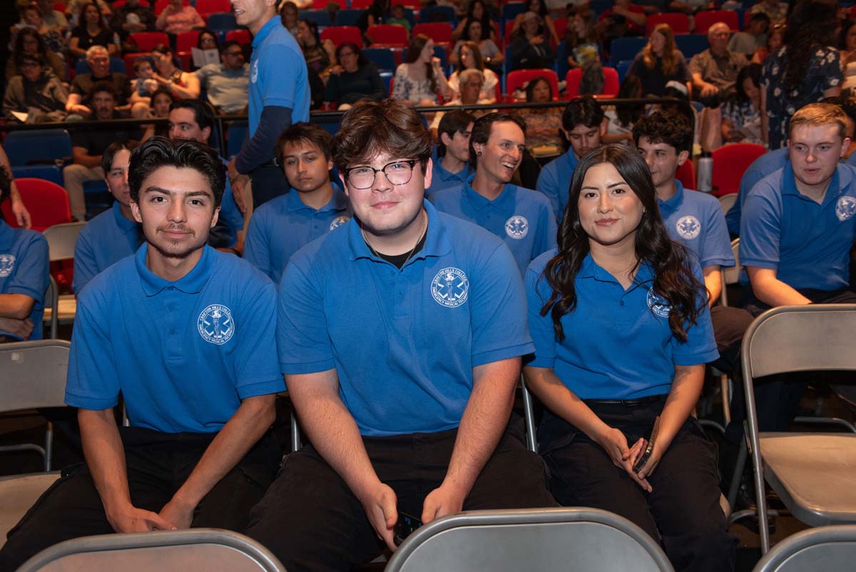 EMT grads are celebrated at graduation ceremony.