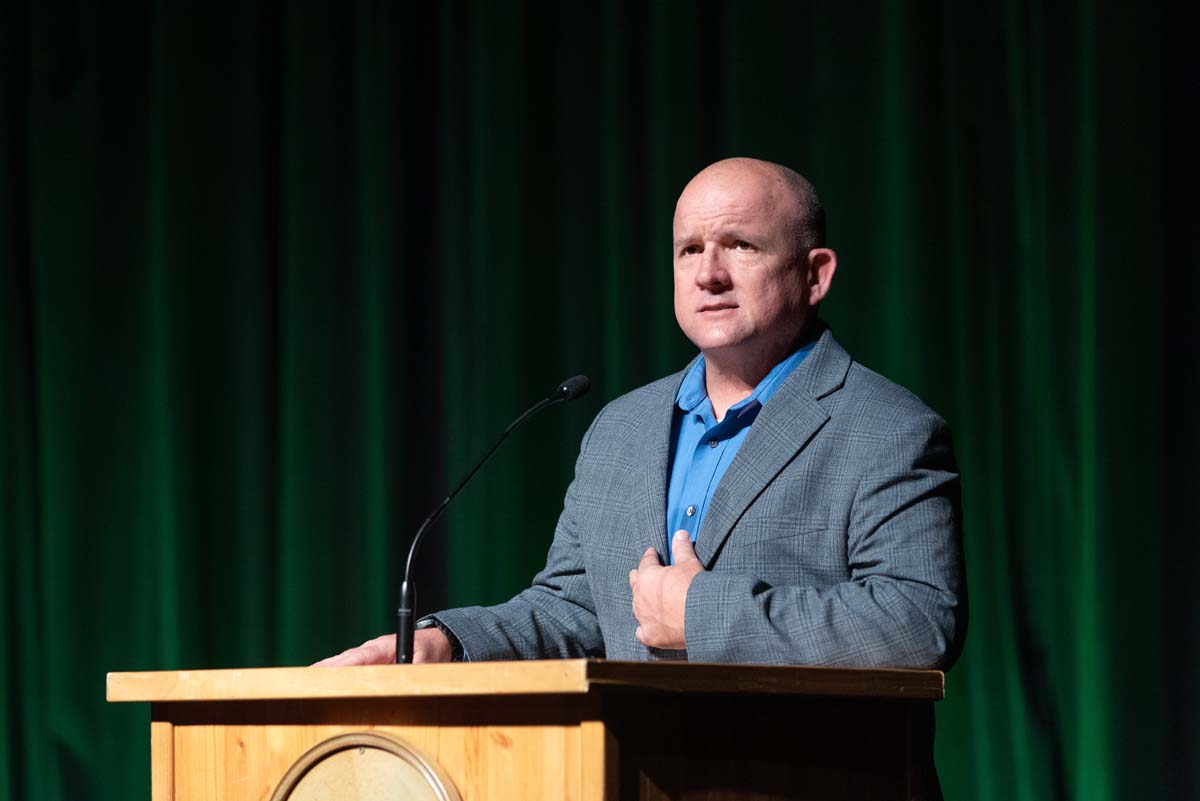 EMT grads are celebrated at graduation ceremony.