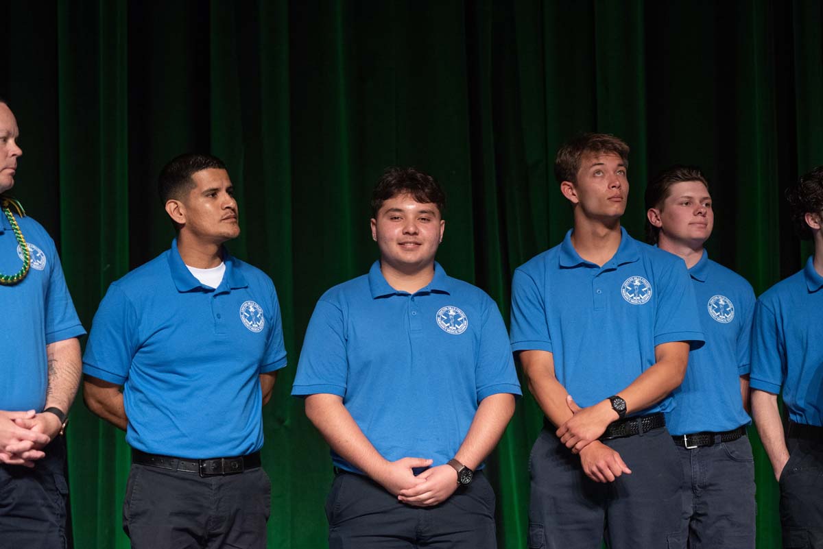 EMT grads are celebrated at graduation ceremony.