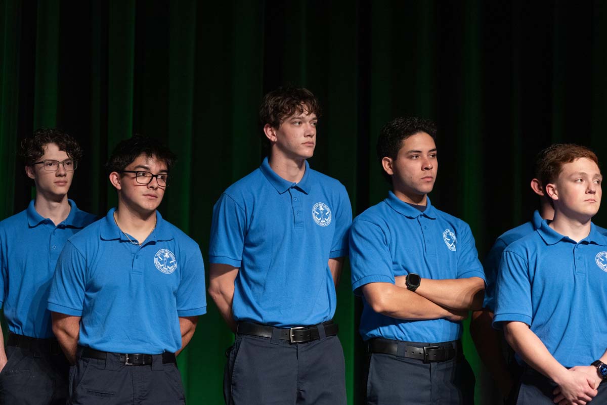 EMT grads are celebrated at graduation ceremony.
