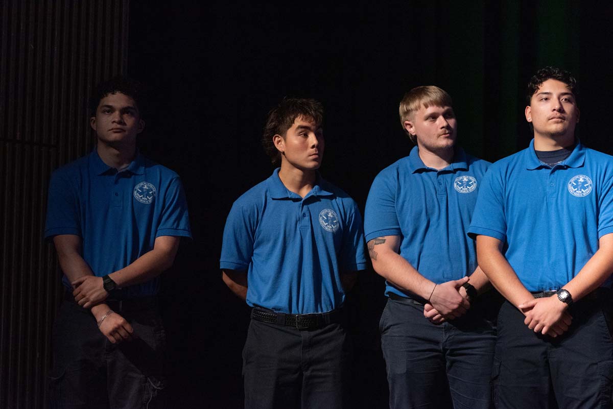EMT grads are celebrated at graduation ceremony.